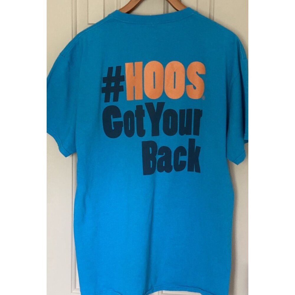 Virginia Cavaliers Teal Blue S/S Men's T-Shirt L #Hoos Got Your Back - Picture 6 of 11